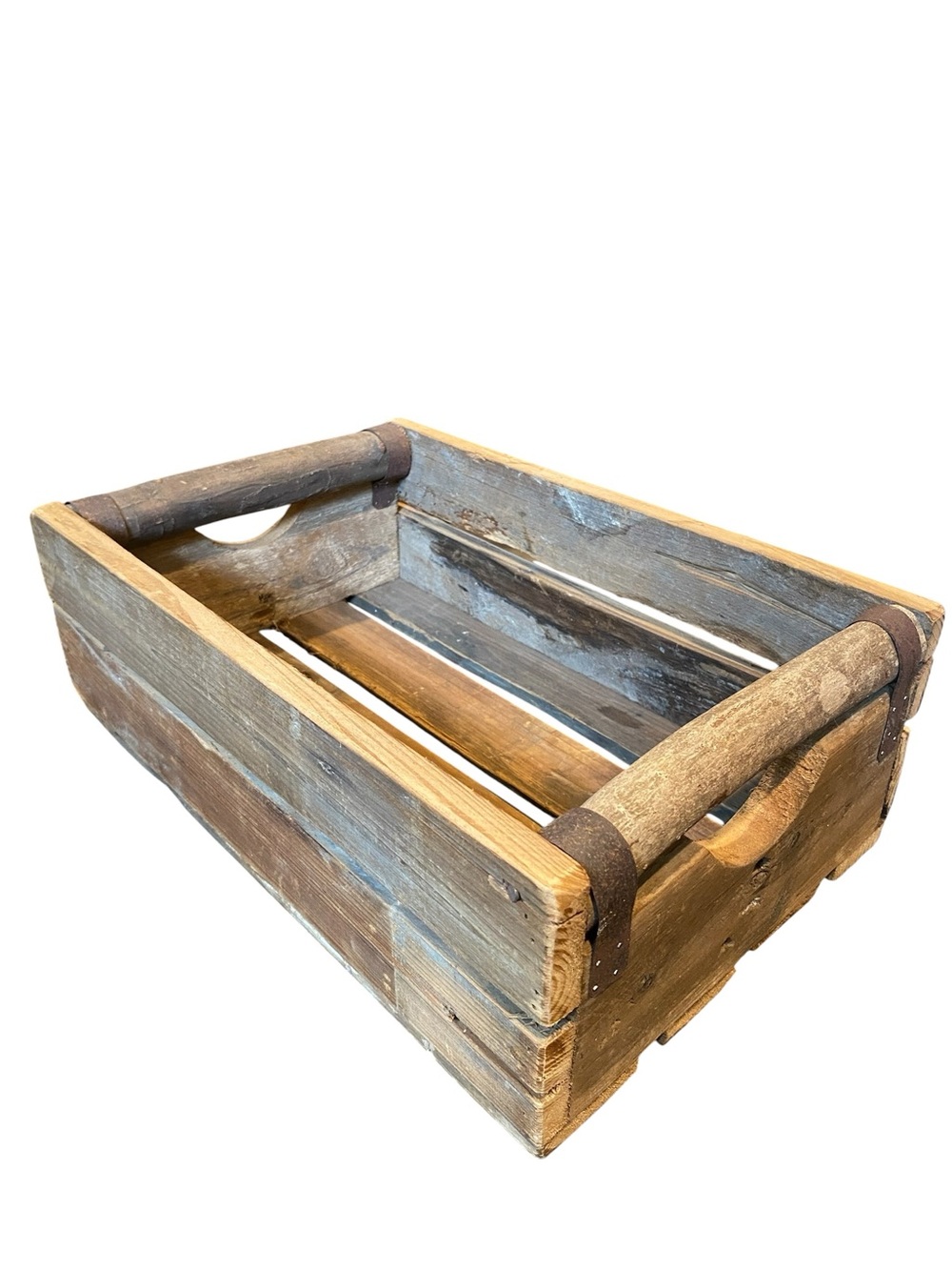 HANDMADE RUSTIC VINTAGE WOOD CRATE - Picture 4 of 7